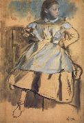 Edgar Degas Glulia Bellelli,Study for the belletti Family Spain oil painting artist
